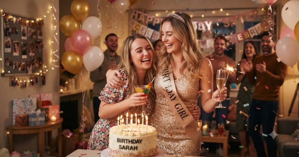 Birthday Party Captions for Sister Celebration