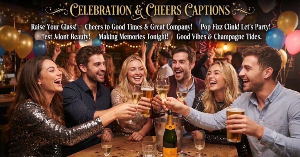 Celebration & Cheers Captions