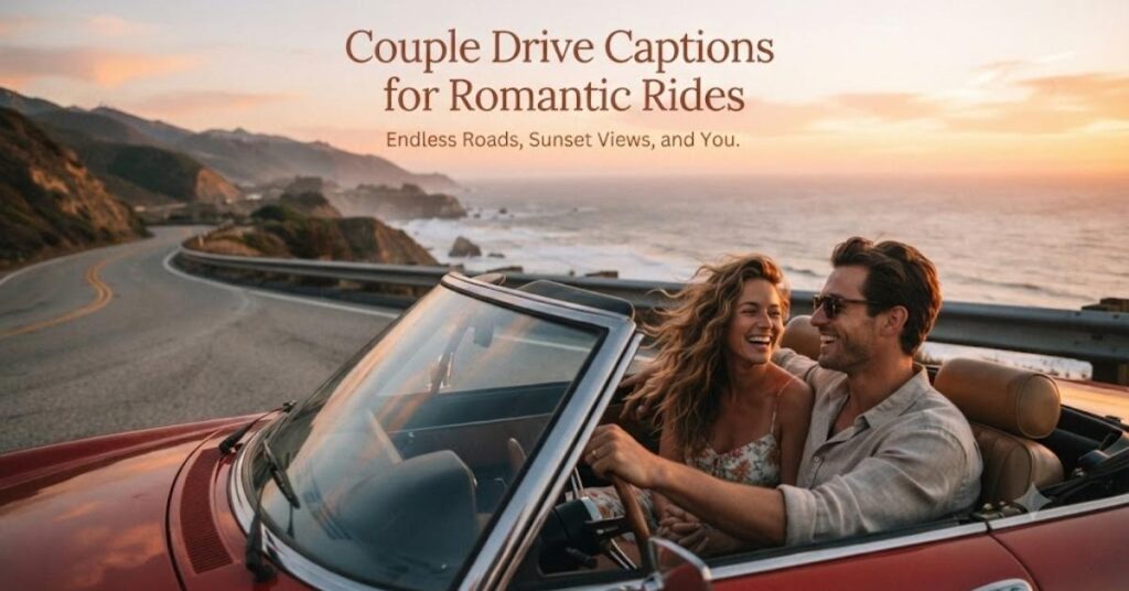 Couple Drive Captions for Romantic Rides