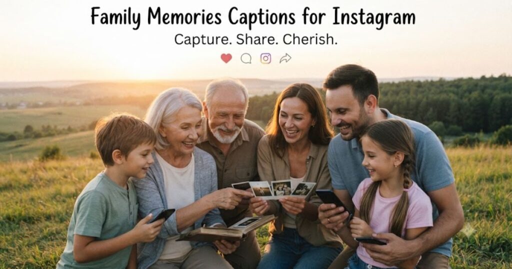Family Memories Captions for Instagram