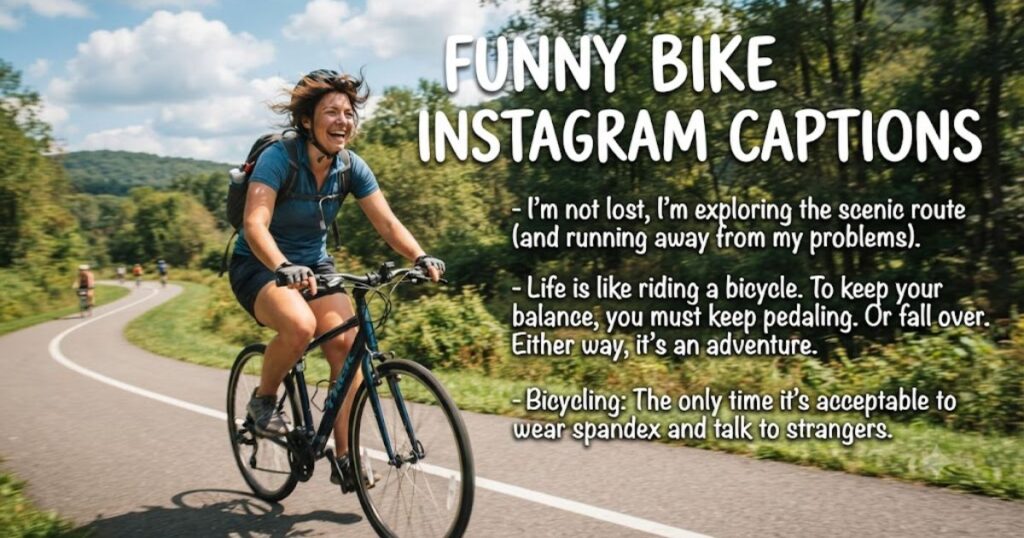 Funny Bike Instagram Captions