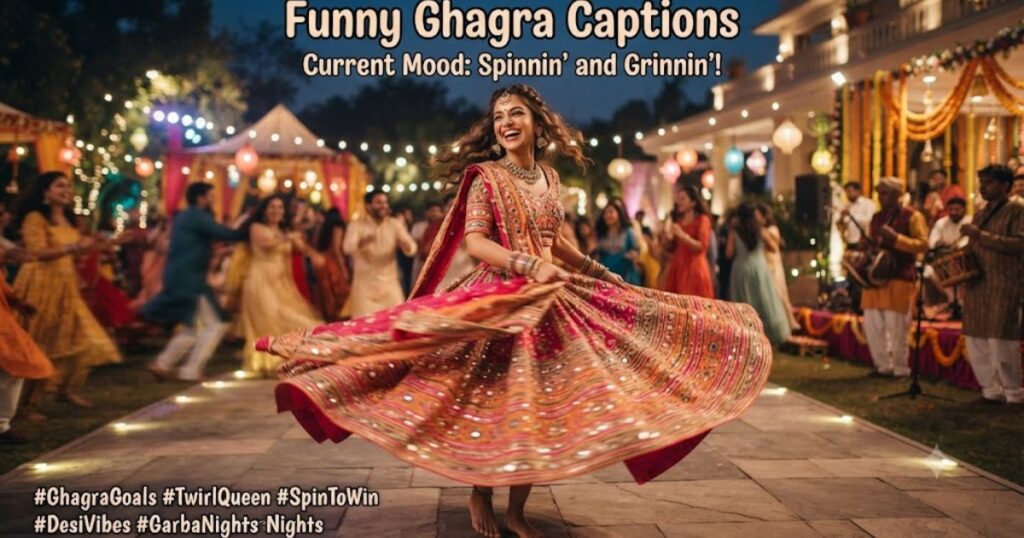 Funny Ghagra Captions