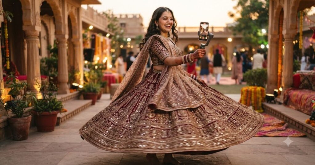 Ghagra Reels Captions for Instagram