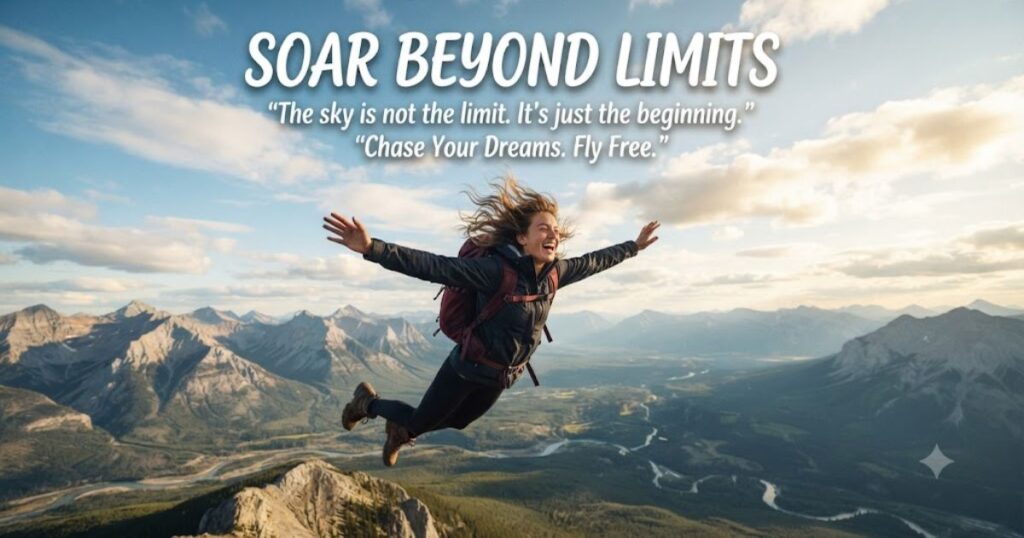 Inspirational Flying Captions for Instagram
