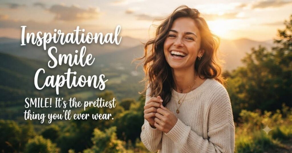 Inspirational Smile Captions