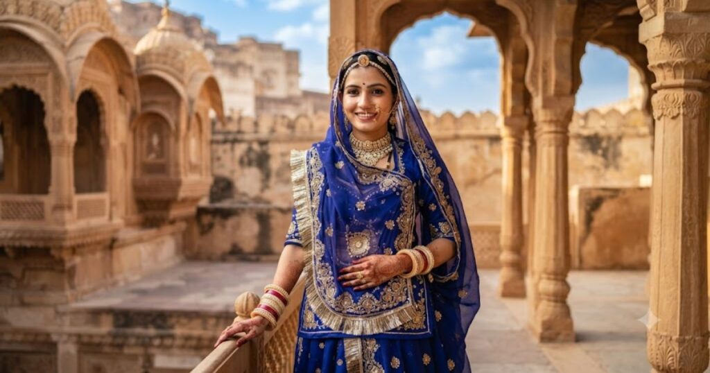 Rajputi Saree Captions