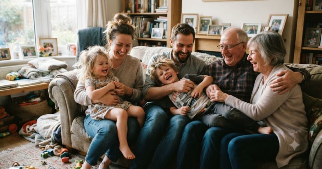 Real Family Moments Captions
