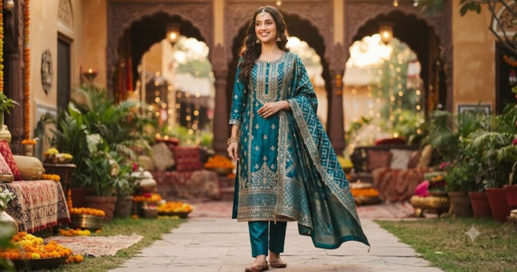 Salwar Suit Captions