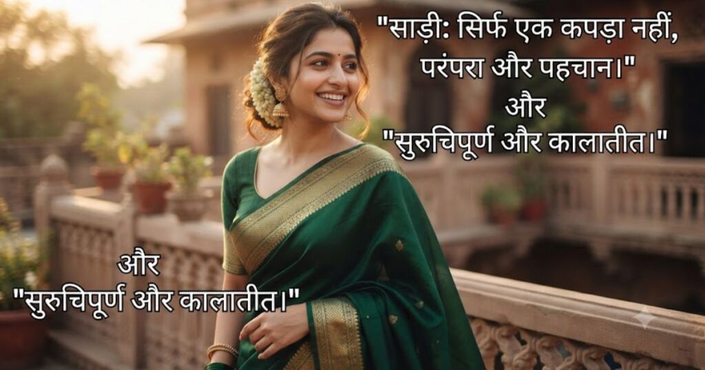 Saree Captions in Hindi
