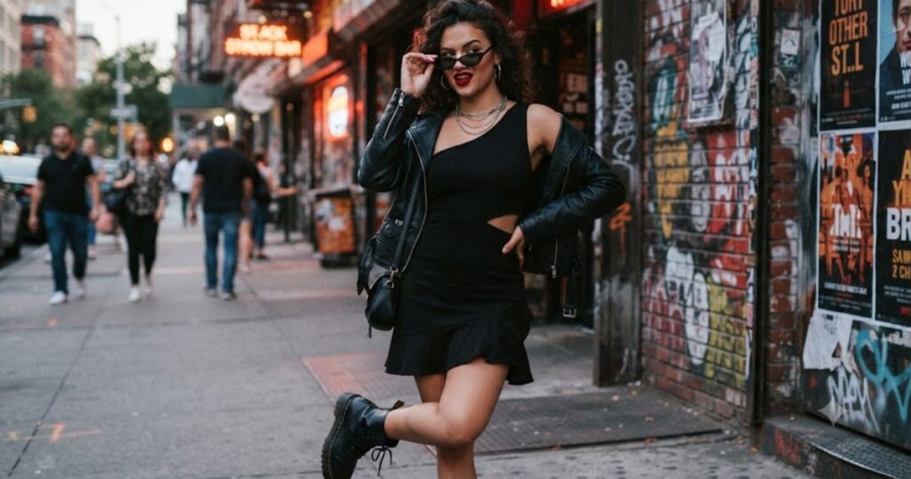 Sassy & Savage Black Dress Captions