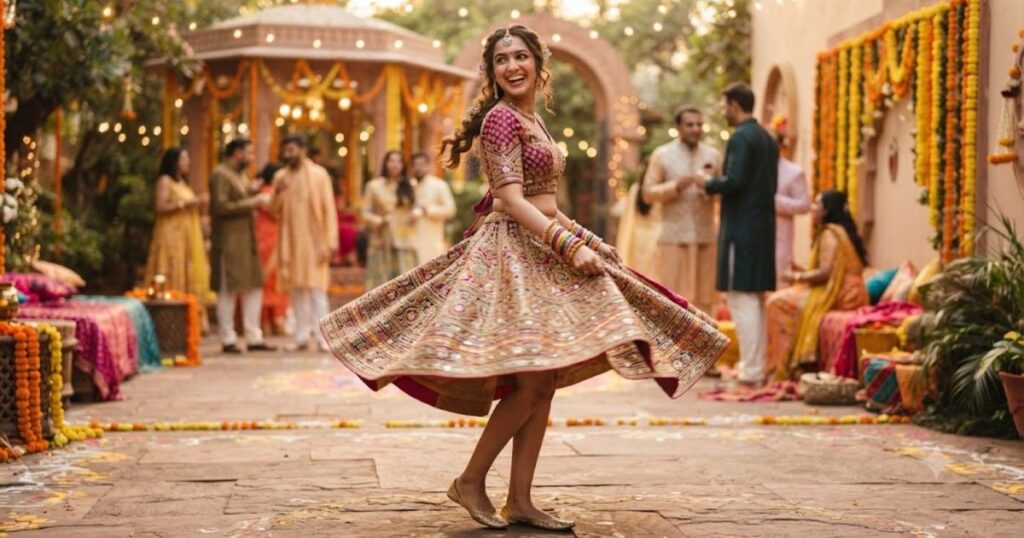 Short Ghagra Captions for Instagram 