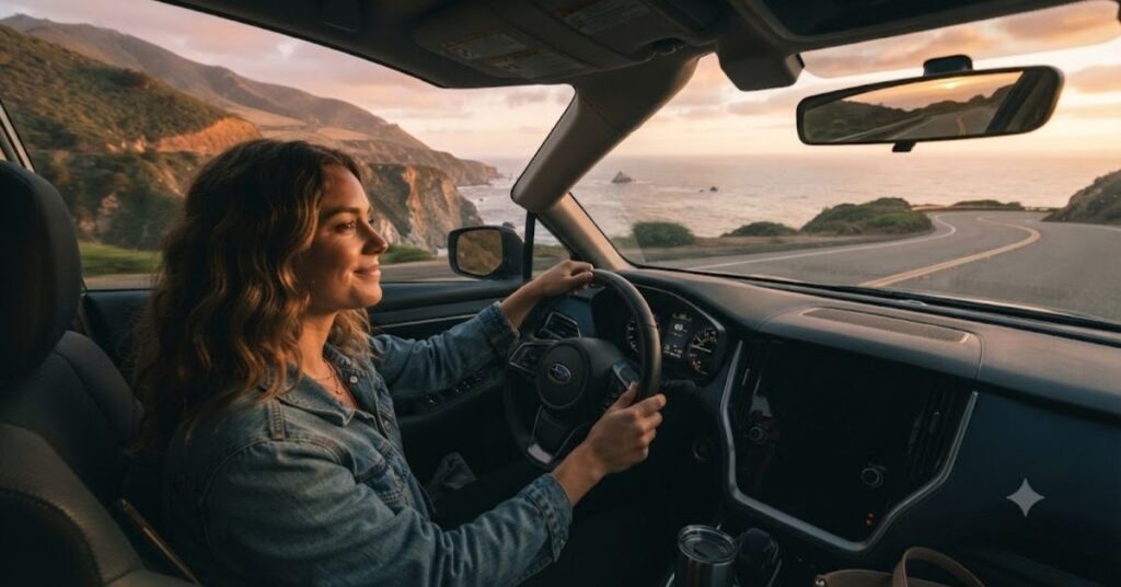 Solo Drive Captions for Peaceful Journeys