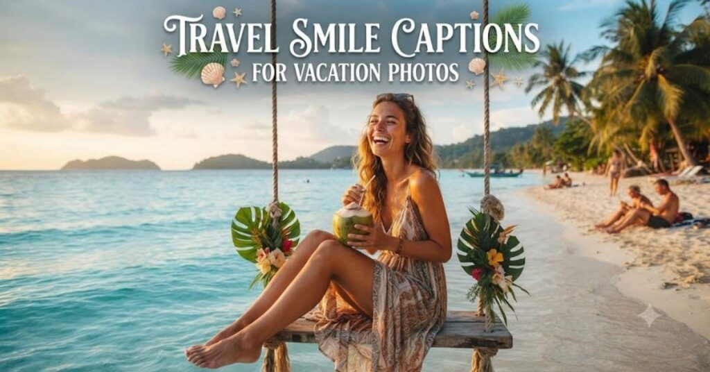 Travel Smile Captions for Vacation Photos