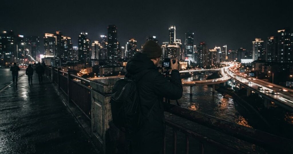 Dark Captions for Night Photography 🌃
