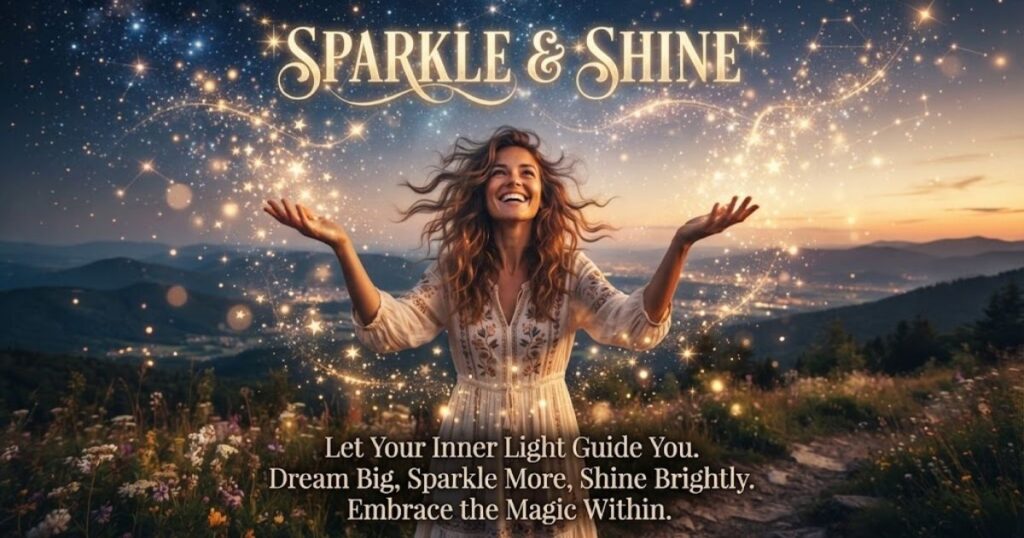 Inspirational Sparkle Captions for Instagram