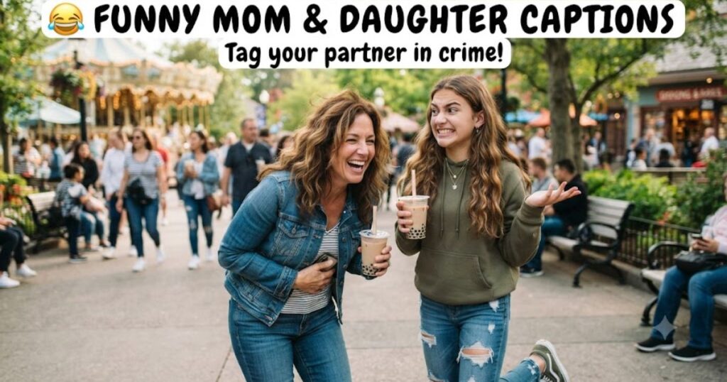 😂 Funny Mom and Daughter Captions