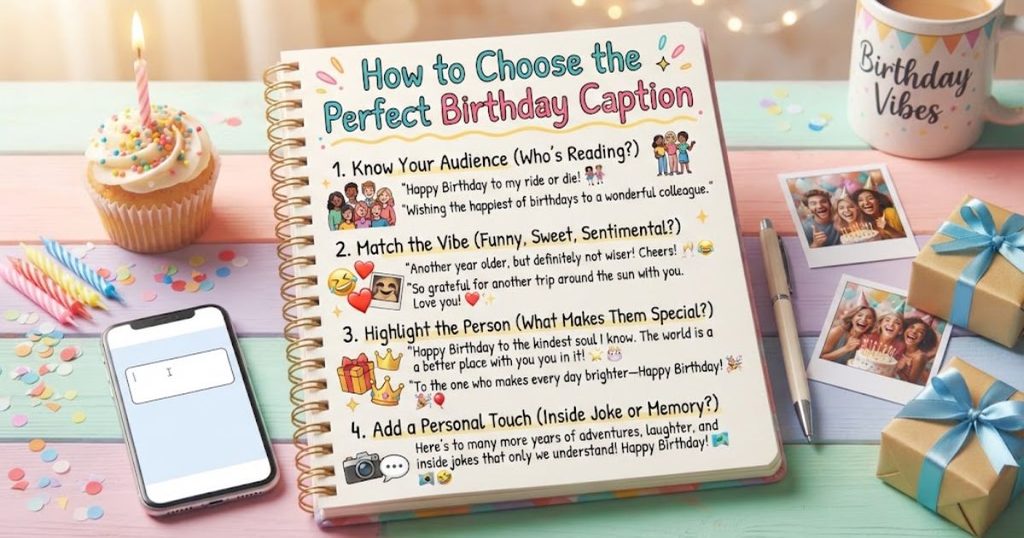 How to Choose the Perfect Birthday Caption
