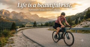 bike instagram caption
