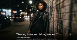 black caption for instagram for girl