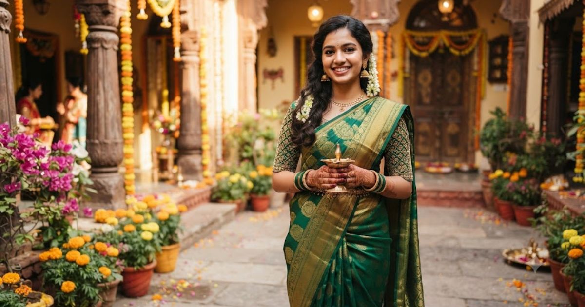 caption for instagram for girl in saree