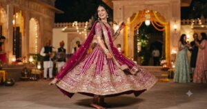 ghagra caption for instagram